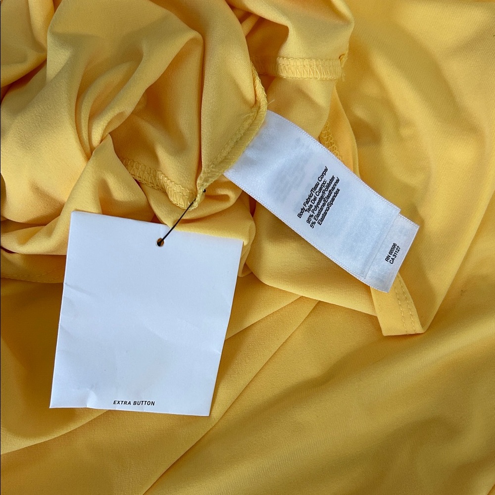DKNY Yellow Button Down - image 6